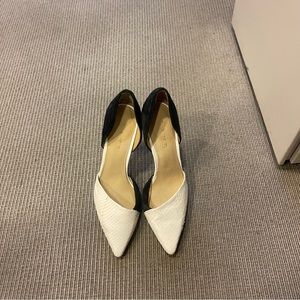 L.A.M.B. Heels black and white